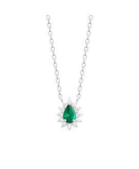 Collier femme - Argent 925 - Oxydes de zirconium