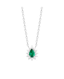 Collier femme - Argent 925 - Oxydes de zirconium