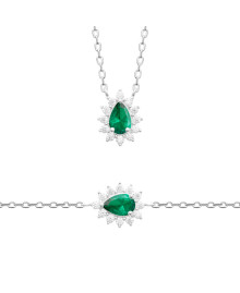 Collier femme - Argent 925 - Oxydes de zirconium