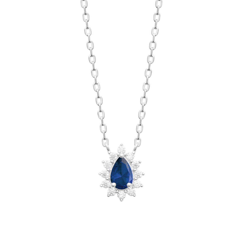 Collier femme - Argent 925 - Oxydes de zirconium