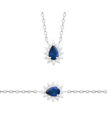 Collier femme - Argent 925 - Oxydes de zirconium