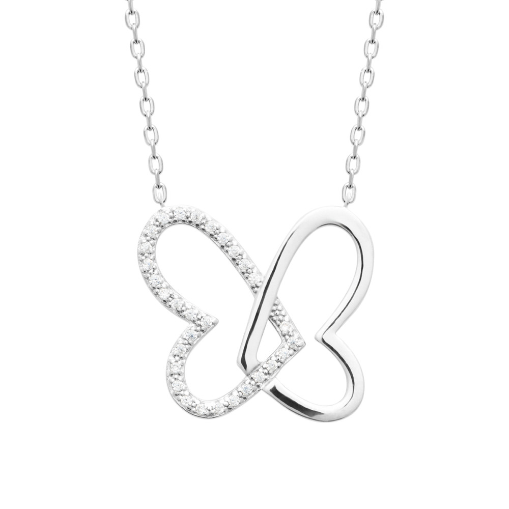 Collier femme - Argent 925 - Oxydes de zirconium