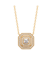 Collier femme - Plaqué or - Oxydes de zirconium