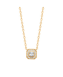 Collier femme - Plaqué or - Oxydes de zirconium