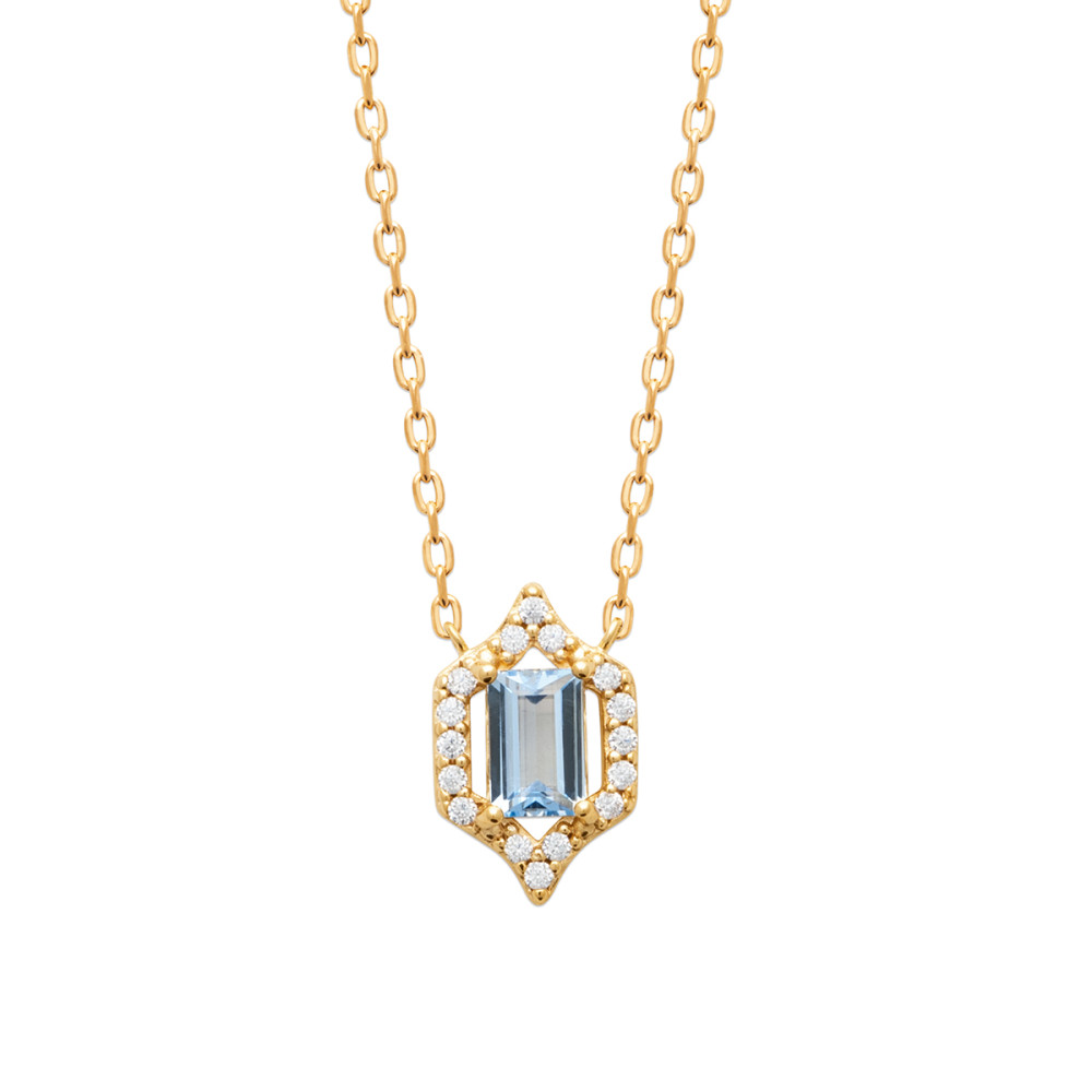 Collier femme - Plaqué or - Oxydes de zirconium Collier femme - Plaqué or - Oxydes de zirconium
