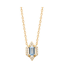 Collier femme - Plaqué or - Oxydes de zirconium