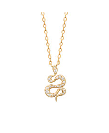 Collier femme - Plaqué or - Oxydes de zirconium