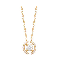 Collier femme - Plaqué or - Oxydes de zirconium
