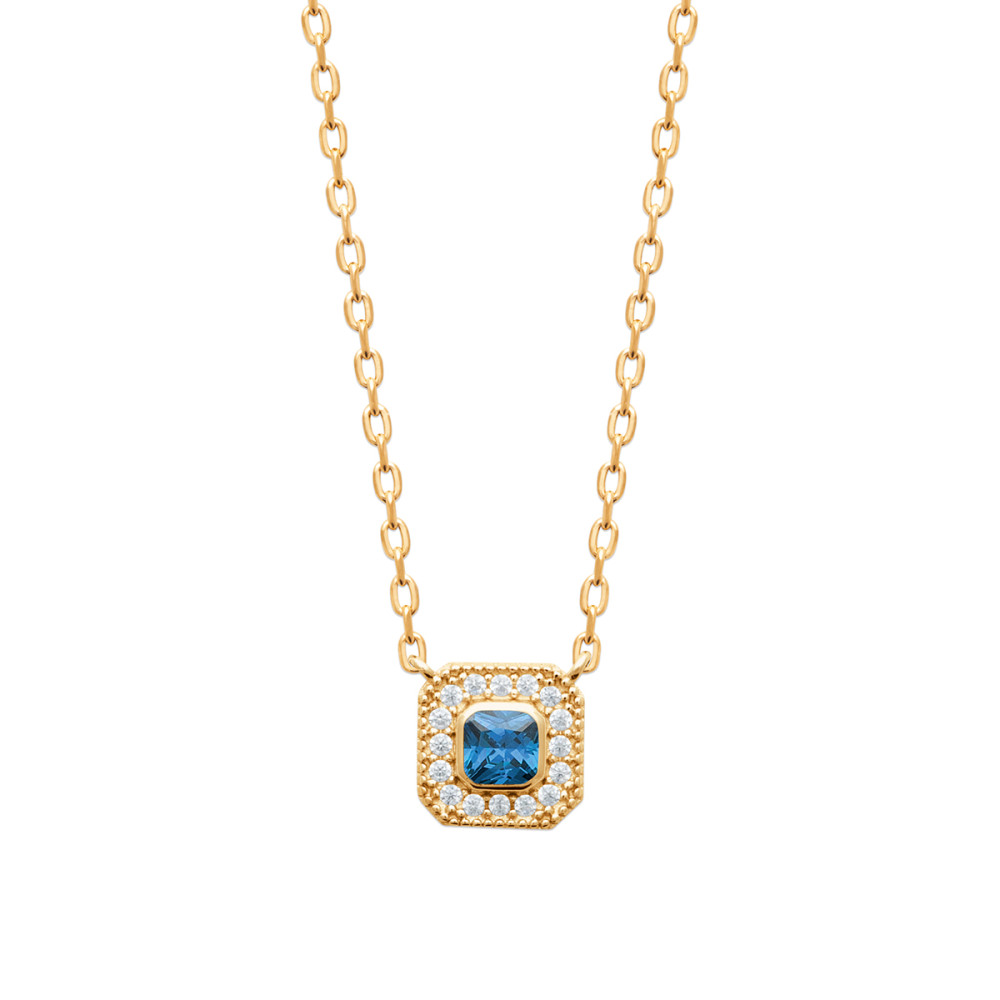 Collier femme - Plaqué or - Oxydes de zirconium Collier femme - Plaqué or - Oxydes de zirconium