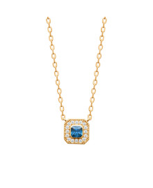 Collier femme - Plaqué or - Oxydes de zirconium
