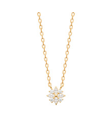 Collier femme - Plaqué or - Oxydes de zirconium