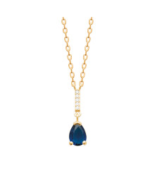 Collier femme - Plaqué or - Oxydes de zirconium