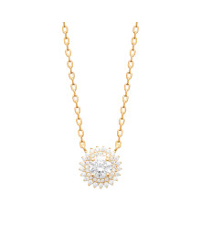 Collier femme - Plaqué or - Oxydes de zirconium