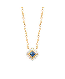 Collier femme - Plaqué or - Oxydes de zirconium