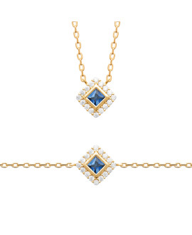 Collier femme - Plaqué or - Oxydes de zirconium Collier femme - Plaqué or - Oxydes de zirconium