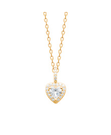 Collier femme - Plaqué or - Oxydes de zirconium
