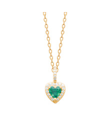 Collier femme - Plaqué or - Oxydes de zirconium