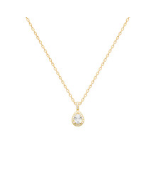Collier femme - Plaqué or - Oxydes de zirconium