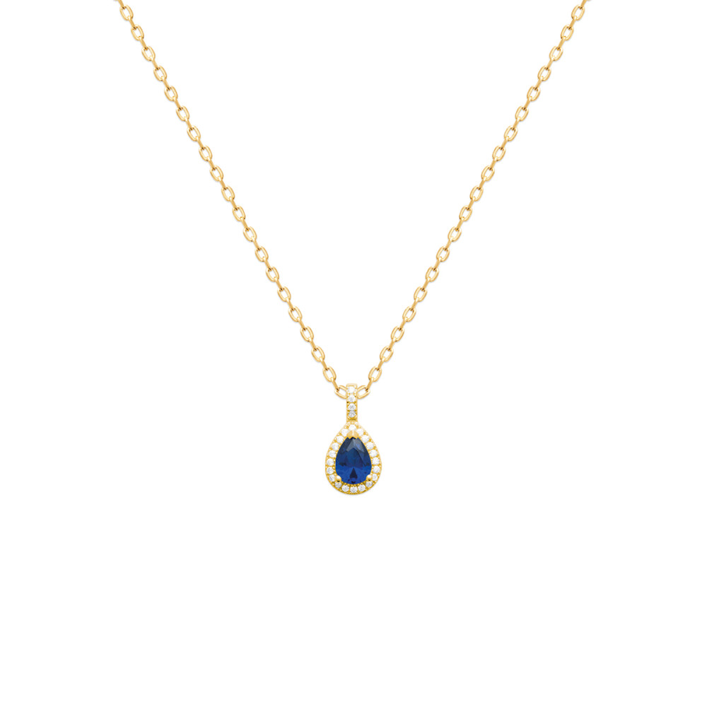 Collier femme - Plaqué or - Oxydes de zirconium Collier femme - Plaqué or - Oxydes de zirconium