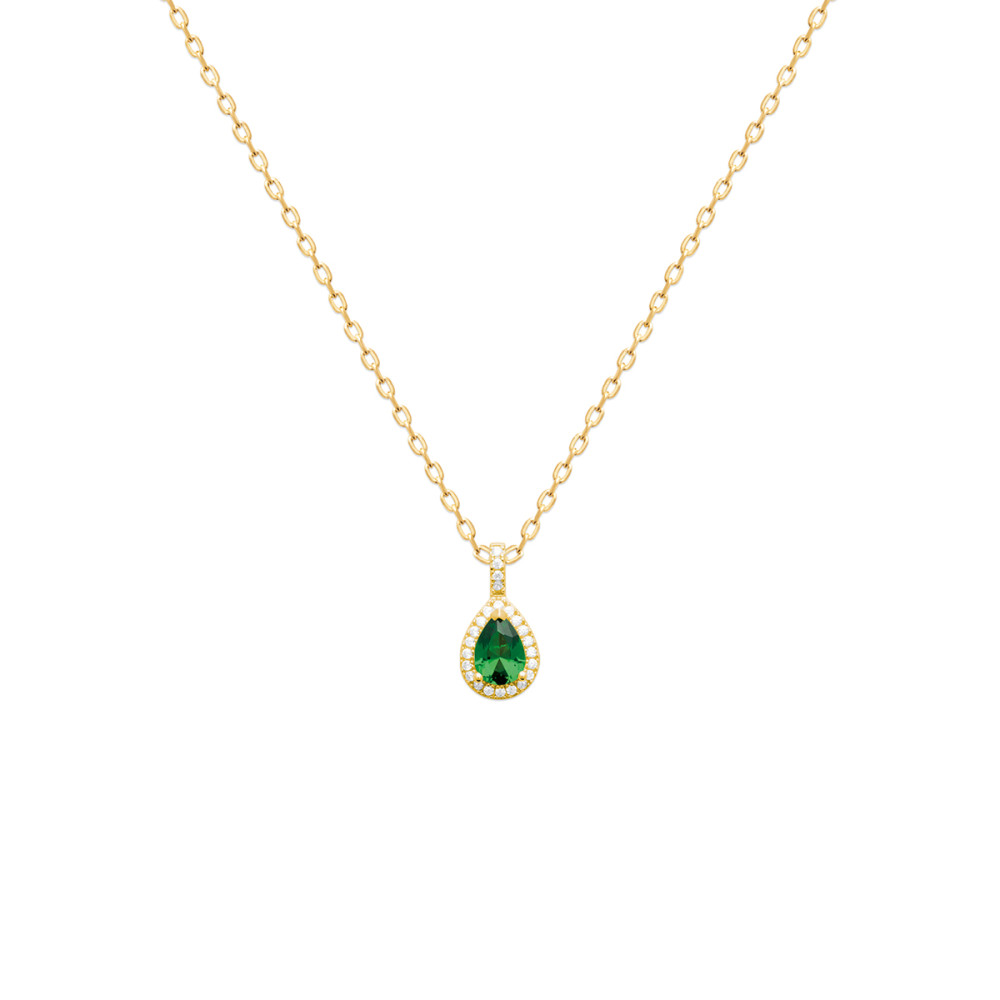 Collier femme - Plaqué or - Oxydes de zirconium Collier femme - Plaqué or - Oxydes de zirconium