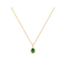 Collier femme - Plaqué or - Oxydes de zirconium