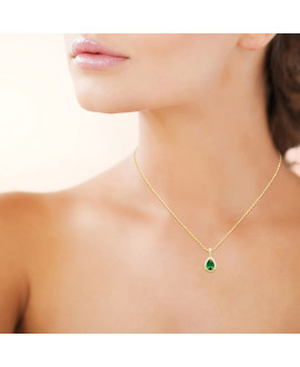 Collier femme - Plaqué or - Oxydes de zirconium Collier femme - Plaqué or - Oxydes de zirconium