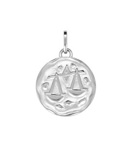 Pendentif mixte - Argent 925 - Signe Astrologique - Balance