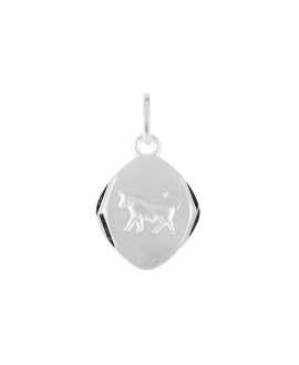 Pendentif mixte - Argent 925 - Signe Astrologique - Taureau