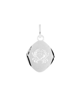 Pendentif mixte - Argent 925 - Signe Astrologique - Cancer