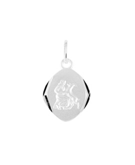Pendentif mixte - Argent 925 - Signe Astrologique - Vierge