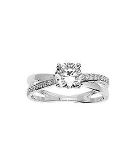 Bague femme - Oxyde de zirconium - Argent 925