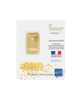 Lingot d'or 20g