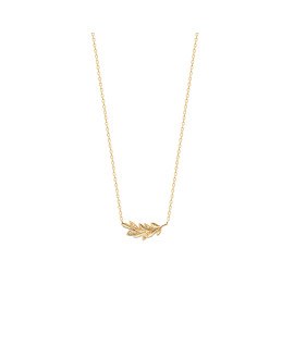 Collier Femme - Plaqué Or - Oxyde de zirconium - Longueur : 45 cm