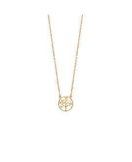 Collier Femme - Plaqué Or - Longueur : 45 cm