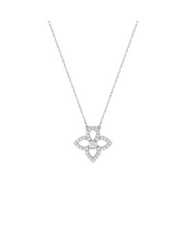 Collier Femme - Oxyde de zirconium - Or 9 Carats - Longueur : 42 cm