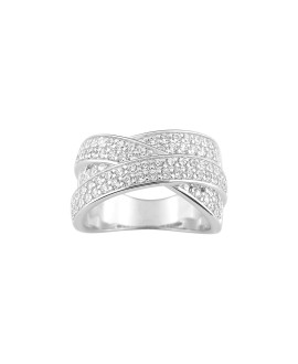 Bague femme - Oxyde de zirconium - Argent 925