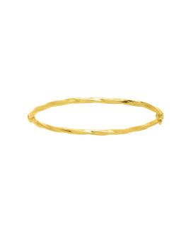 Jonc Femme - Or 18 Carats - Taille Unique 50x60mm - Largueur : 3 mm