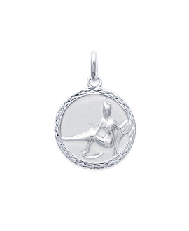 Pendentif Femme - Argent 925 - Signe Astrologique - Vierge
