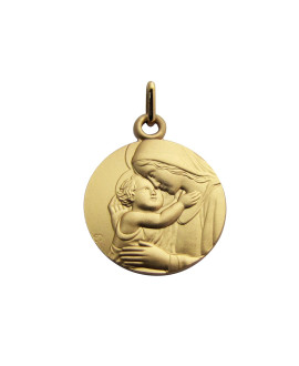 Médaille Vierge - Or 9 Carats
