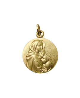 Médaille Vierge - Or 18 Carats