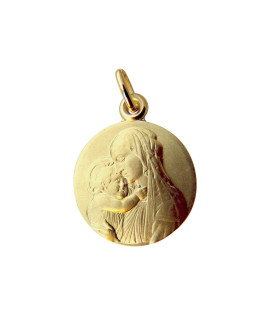 Médaille Vierge - Or 18 Carats