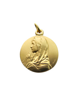 Médaille Ave Maria - Or 18 Carats