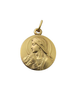 Médaille Vierge - Or 18 Carats