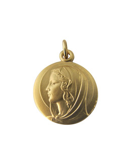 Médaille Vierge - Or 9 Carats