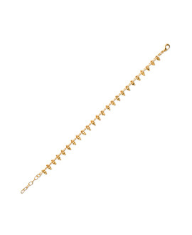 Bracelet Femme - Plaqué Or - Longueur : 18 cm