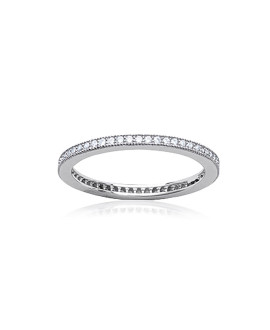 Alliance Femme - Argent 925 - Oxyde de zirconium