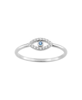Bague femme - Oxyde de zirconium - Argent 925
