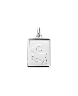 Pendentif mixte - Argent 925 - Signe Astrologique - Bélier