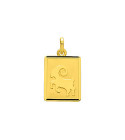Médaille mixte - Or 18 Carats
