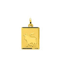 Médaille mixte - Or 18 Carats